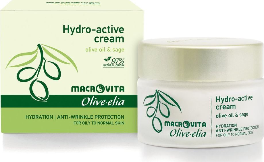 Macrovita Krem aktywnie nawilżający z bio-składnikami cera tłusta lub normalna 50ml