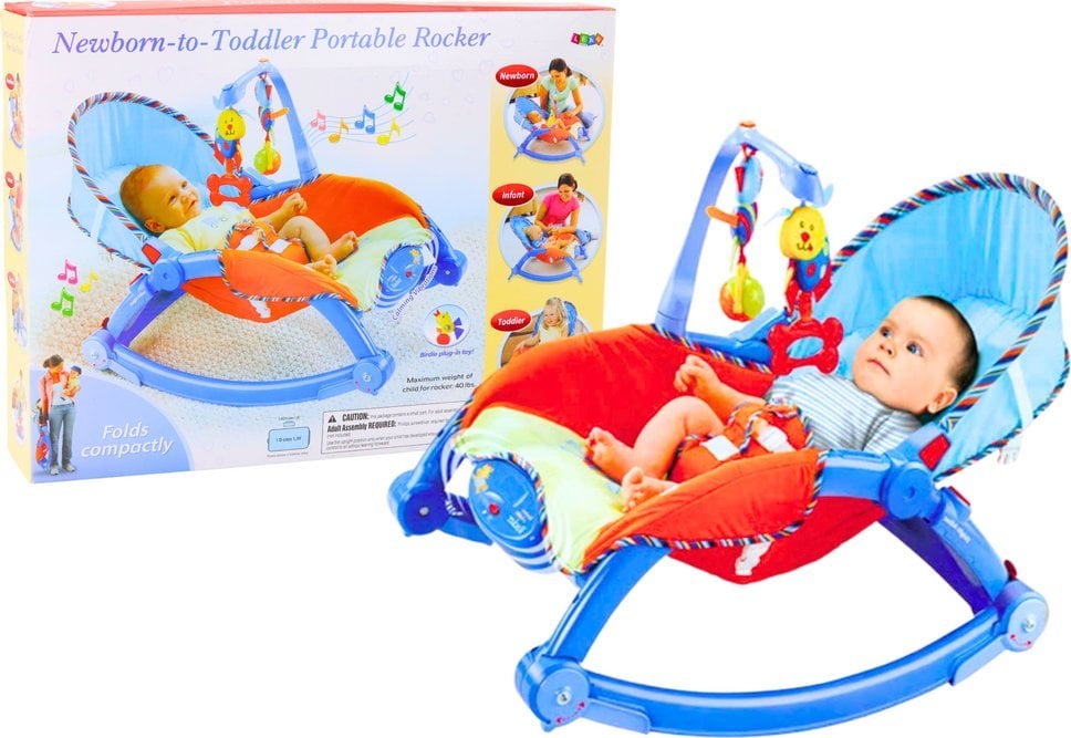 LeanToys Bujaczek Leżak Dla Maluszka + Pałąk Ze Zwierzakami