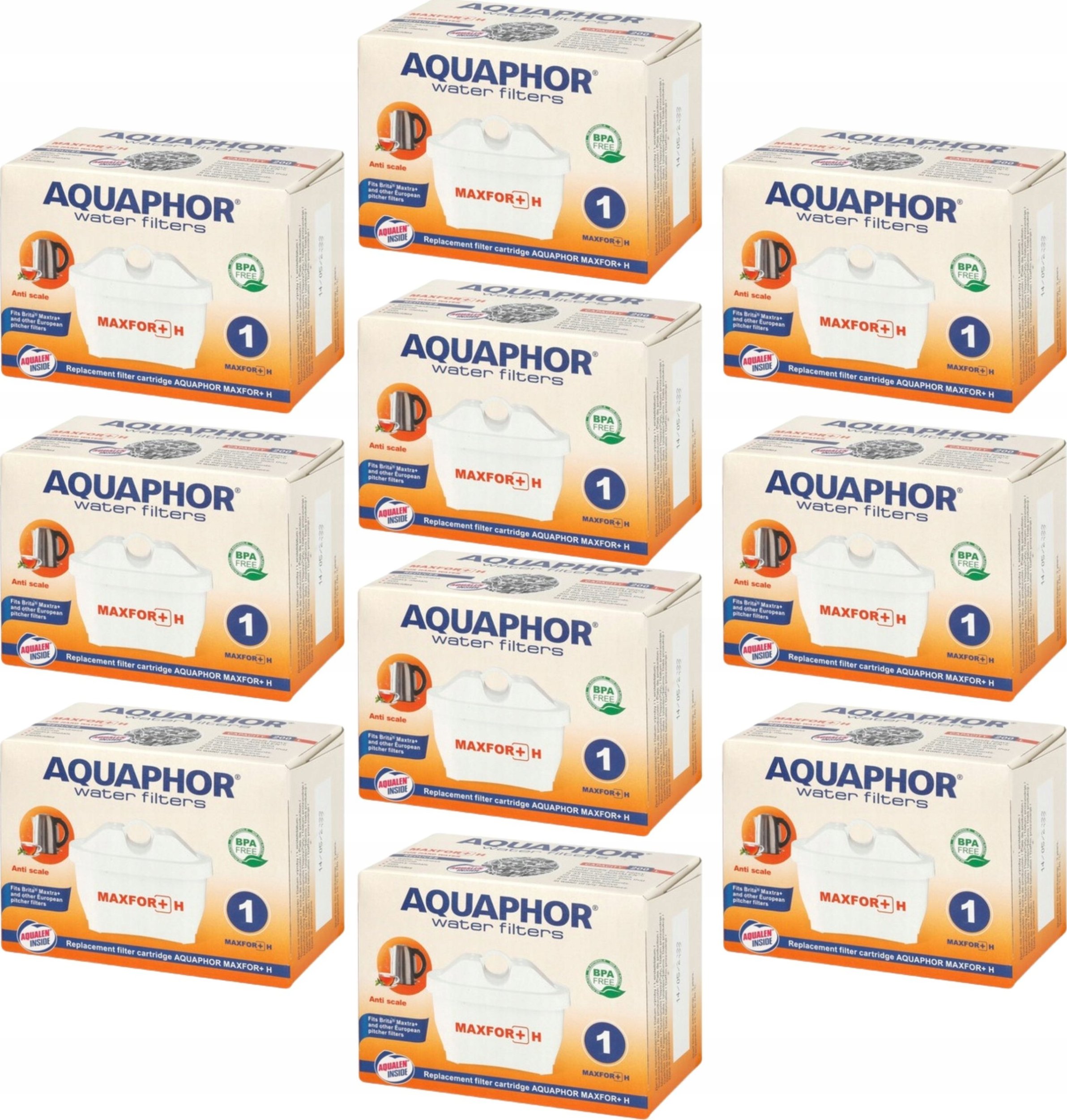 Wkład filtrujący Aquaphor Maxfor+ H 10 szt.