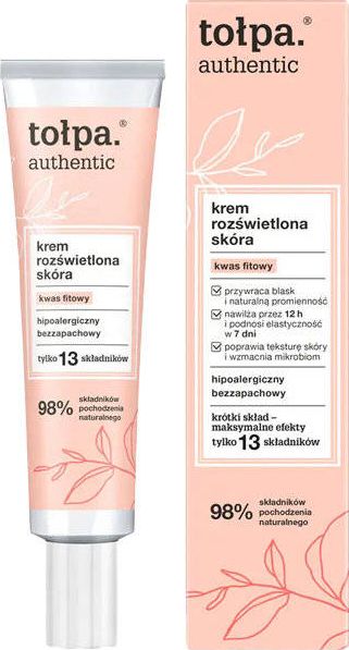 Tołpa TOŁPA AUTHENTIC krem do twarzy rozświetlona skóra 40ml