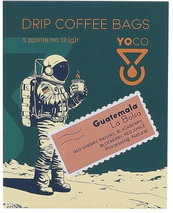 Drip Bag Coffee YoCo Coffee Guatemala La Bolsa 5x12g