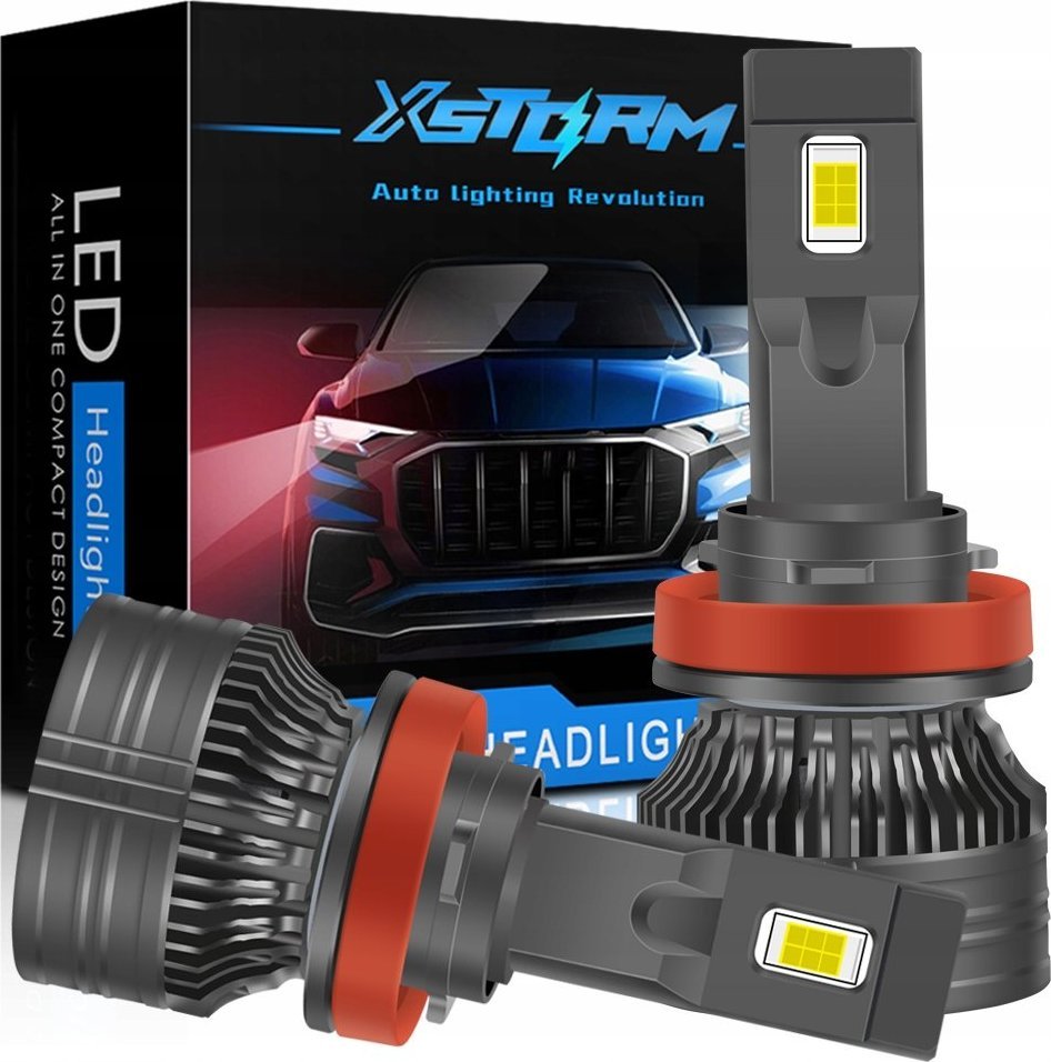 SKLEPLEDY ŻARÓWKI LED H11 XSTORM 120W 26000LM MOCNE CANBUS