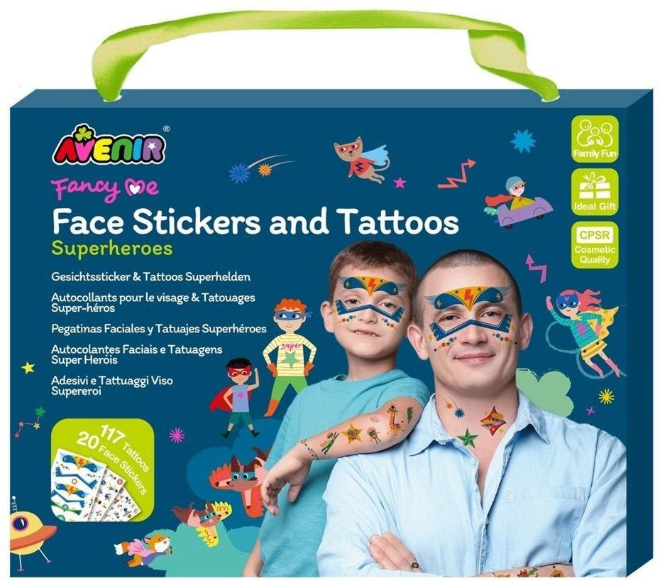 Naklejki do ciała i tatuaże - Superbohaterowie