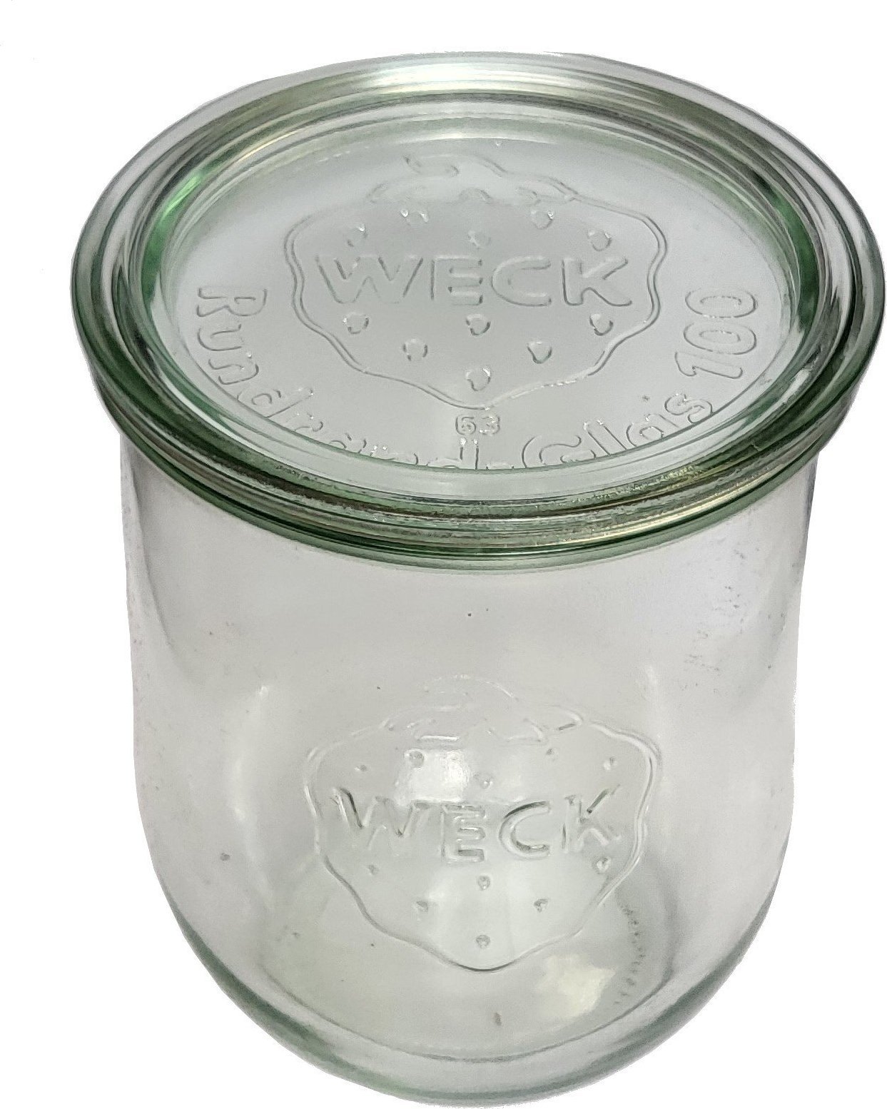 Wamar-Sosenka Zestaw Słoików WECK Pojemność 1062 ml średnica 100mm 6 sztuk + Szklane wieka