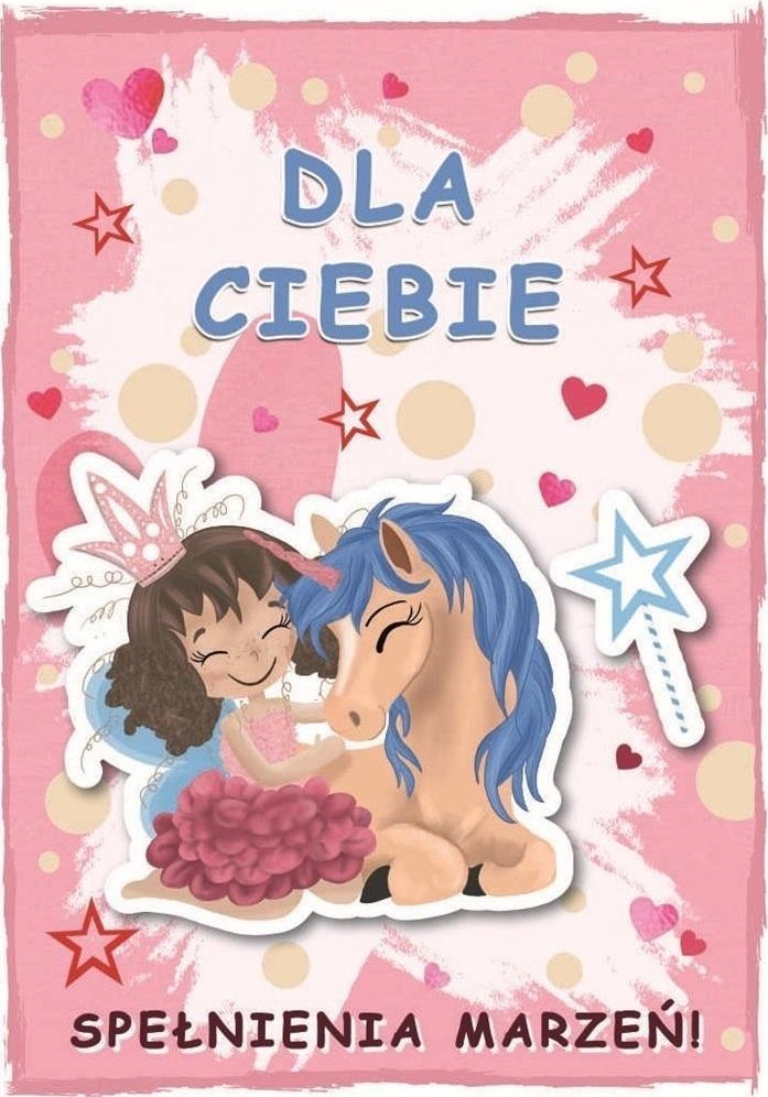 Karnet urodziny dziewczynka