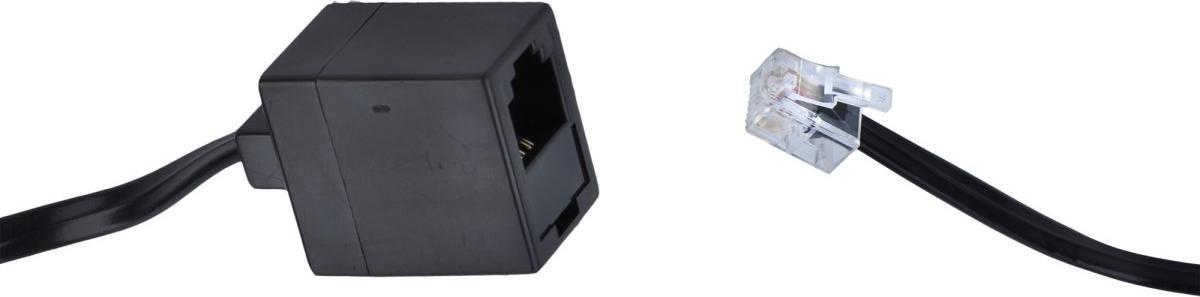 Przyłącze telefon.WT.-GN./7M/ czarny