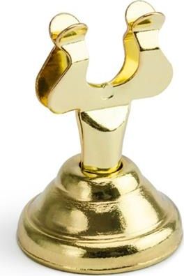 Party Deco Stojak na wizytówki, złoty, 4 cm uniwersalny