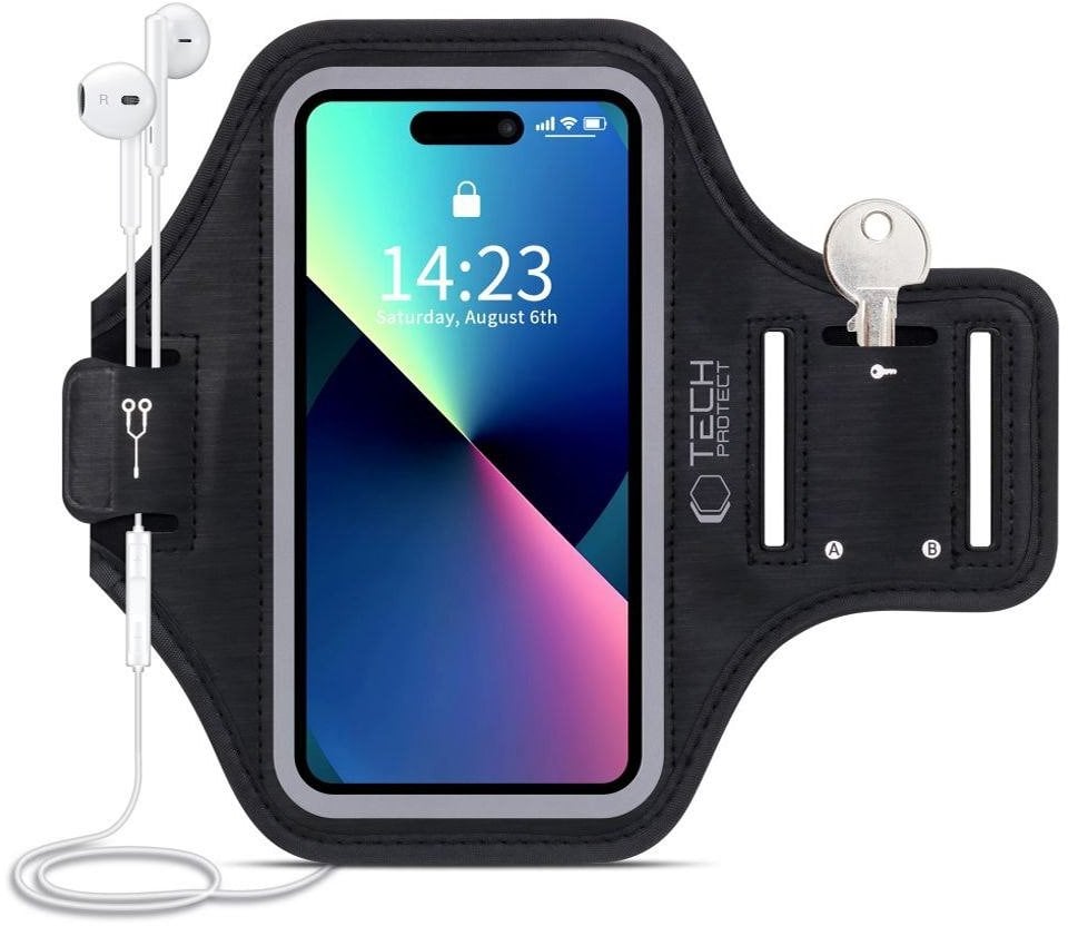 TECH-PROTECT M4 UNIVERSAL SPORT ARMBAND BLACK