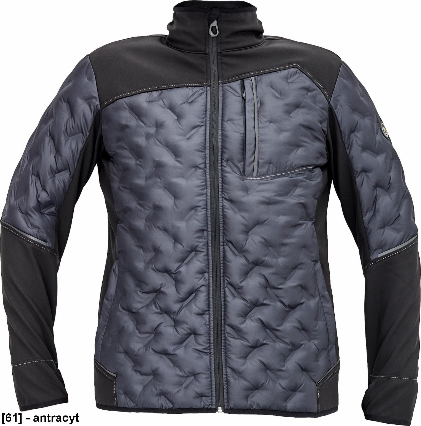 CERVA NEURUM LEKKA - kurtka softshellowa - antracyt 3XL