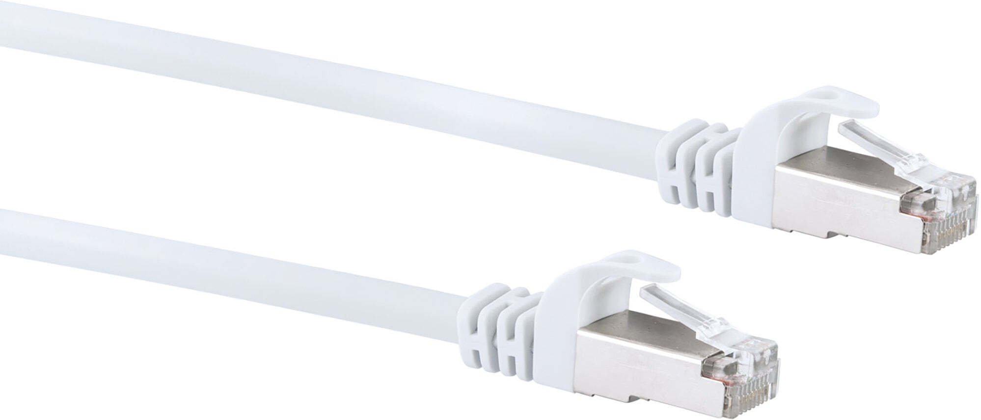 Schwaiger kabel sieciowy biały 30 m Cat6 SF/UTP (S-FTP)