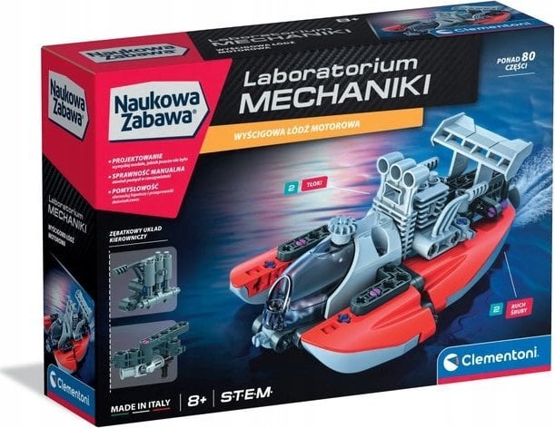 CLE Naukowa zabawa Labo.mechaniki Motorówka 50247