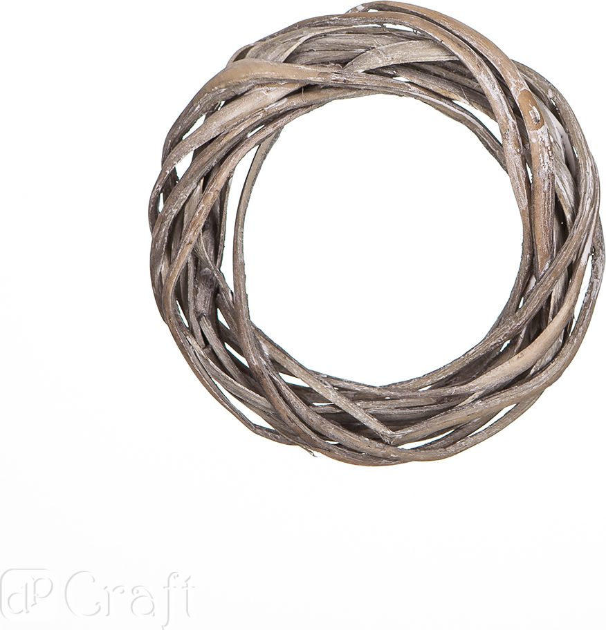 DP Craft Wianek wiklinowy 15cm szary (DPDN-035)