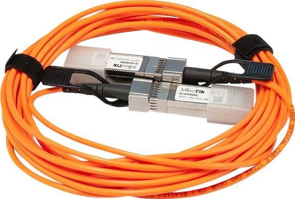 MikroTik MIKROTIK S+AO0005 10-Gigabit SFP+ Active Optics direct attach cable. 5m