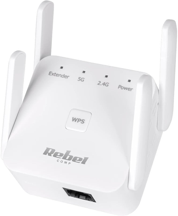 Access Point Rebel Repeater - wzmacniacz sieci bezprzewodowej 2.4+5 GHz KOM1032