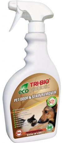 Tri-Bio Probiotyczny Spray Usuwający Nieprzyjemne Zapachy Zwierząt i Odplamiacz 2w1, 420 ml (TRB04185)