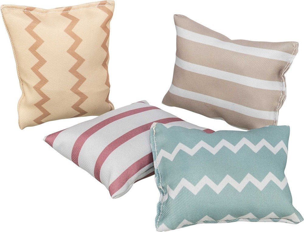 Poduszka z kocimi�tk�, zabawka, dla kota, bawe�na, mix kolor�w, 7x9 cm