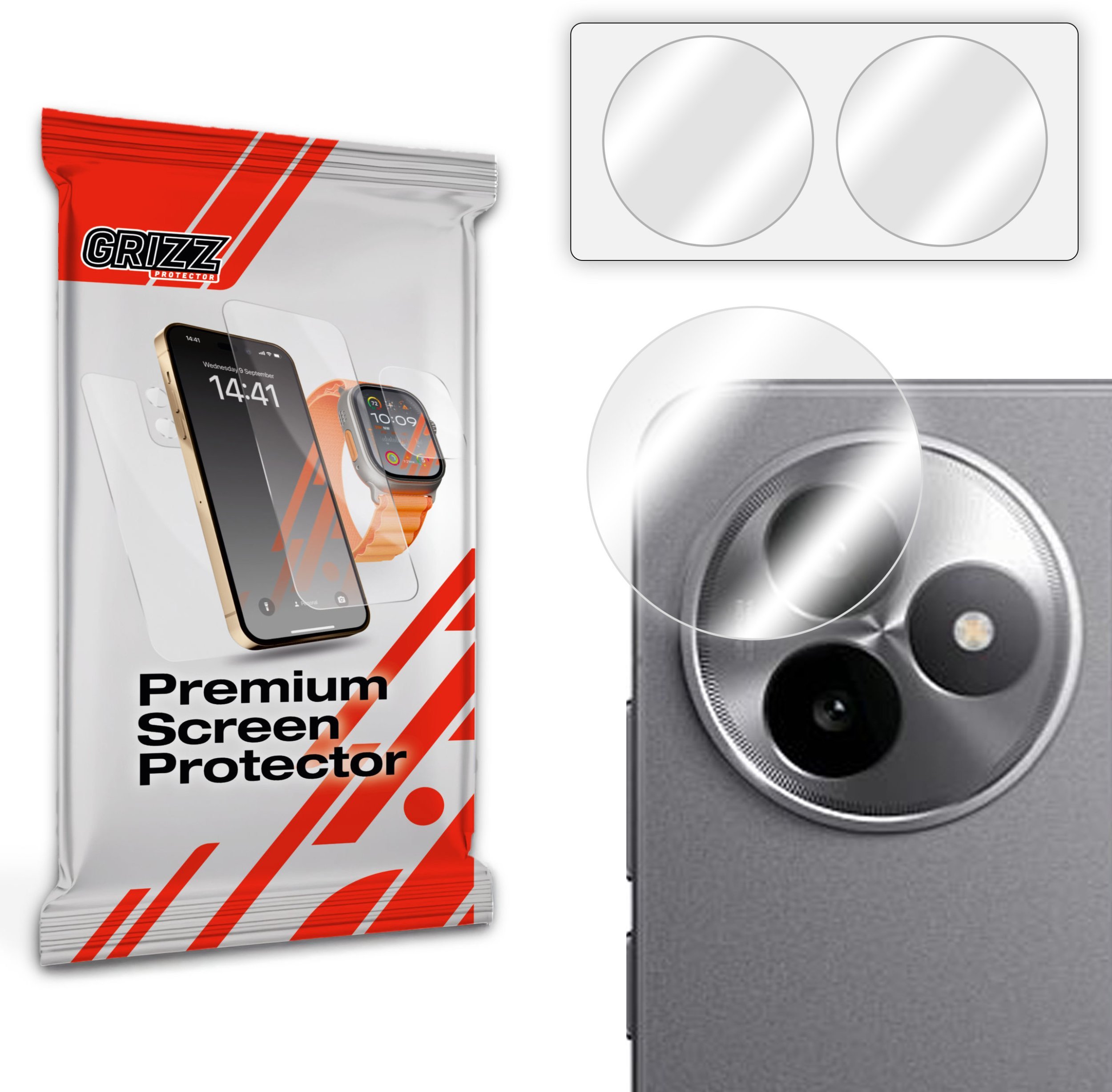 Szkło na aparat GrizzGlass HybridGlass Camera do Xiaomi Redmi K80 Ultra