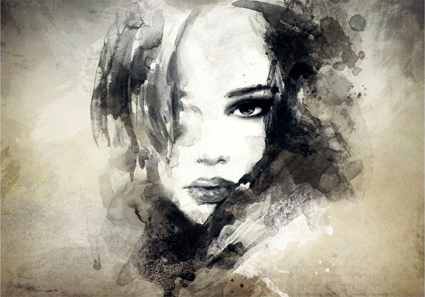 DecoNest Fototapeta - Zagadkowa dziewczyna - 150X105