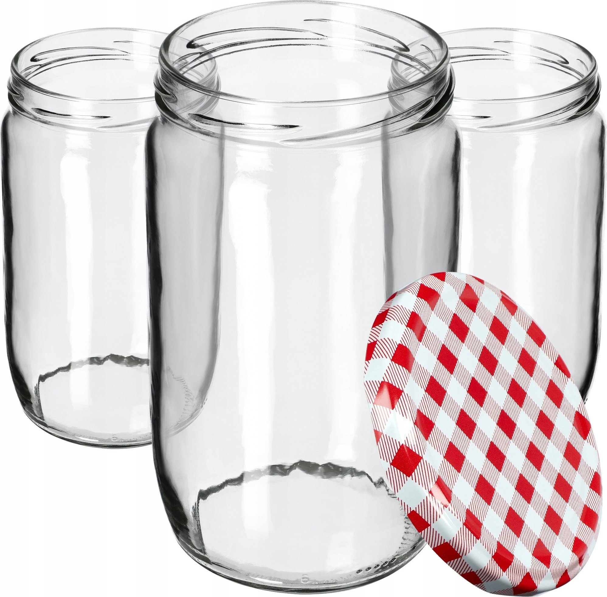 Kadax 48x Słoik Szklany 720ml Na Przetwory Zakrętki fi82