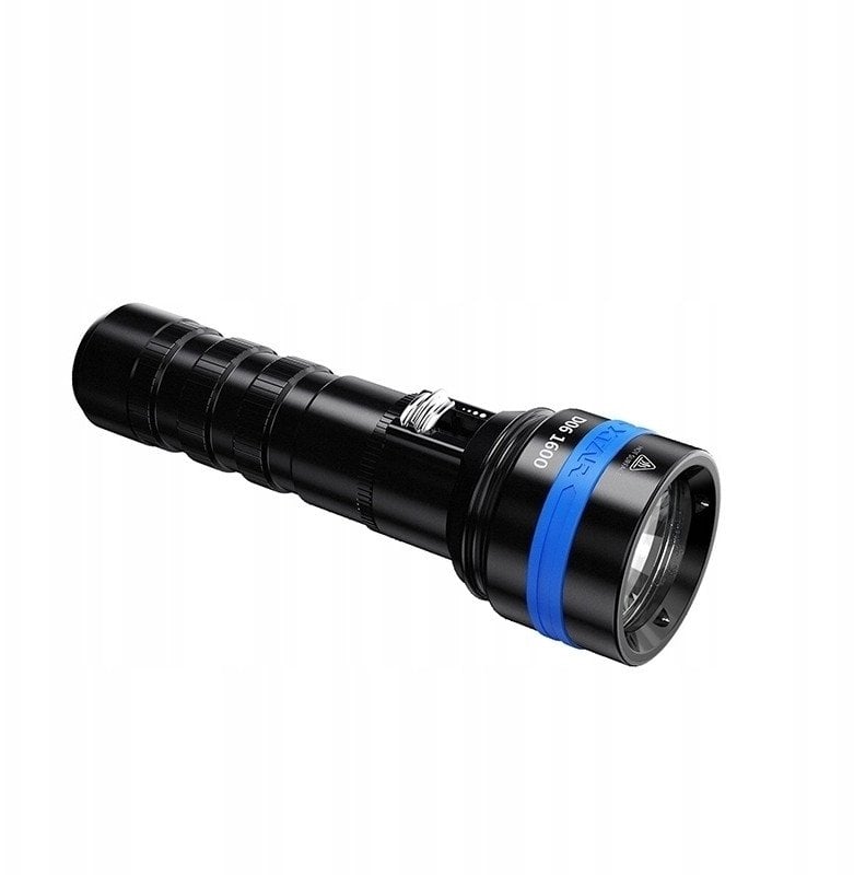 Latarka ręczna LED do nurkowania - 1600 Lumenów