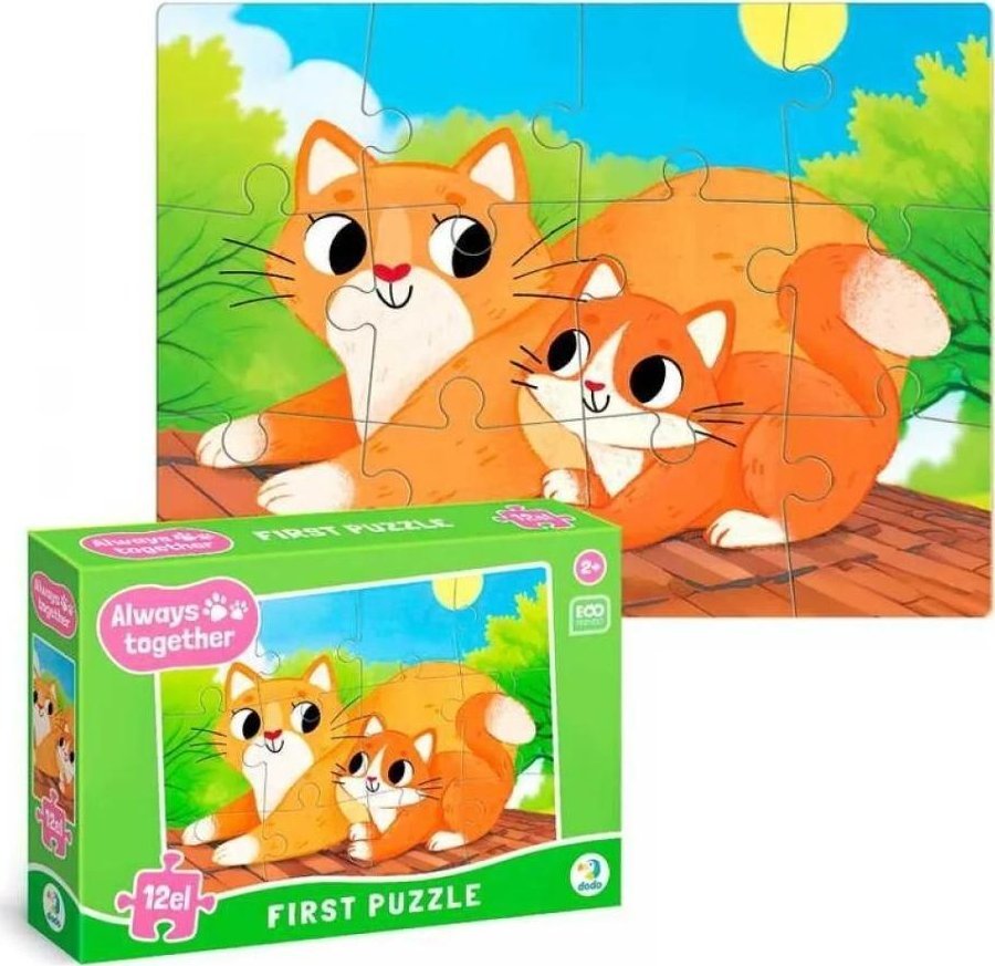 Dodo Puzzle 12 Zawsze razem. Koty