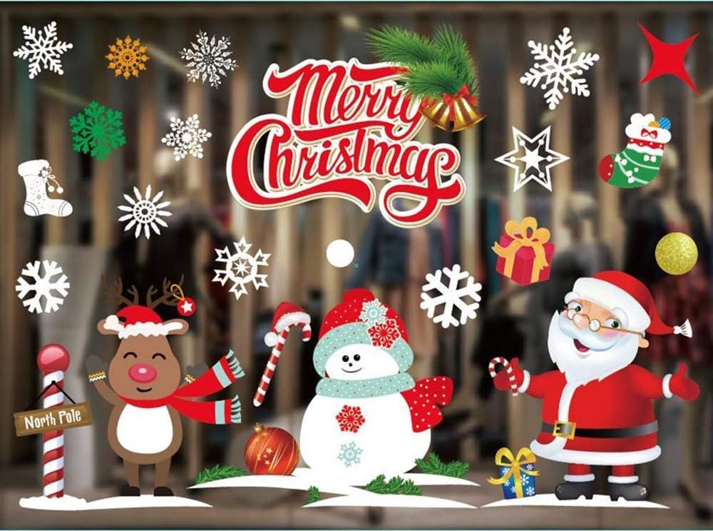 xxxxxxxxxxxxxxxx Verk Group (Verk) Naklejki świąteczne na okno szybę święta choinki Naklejki świąteczne na okno szybę święta choinki