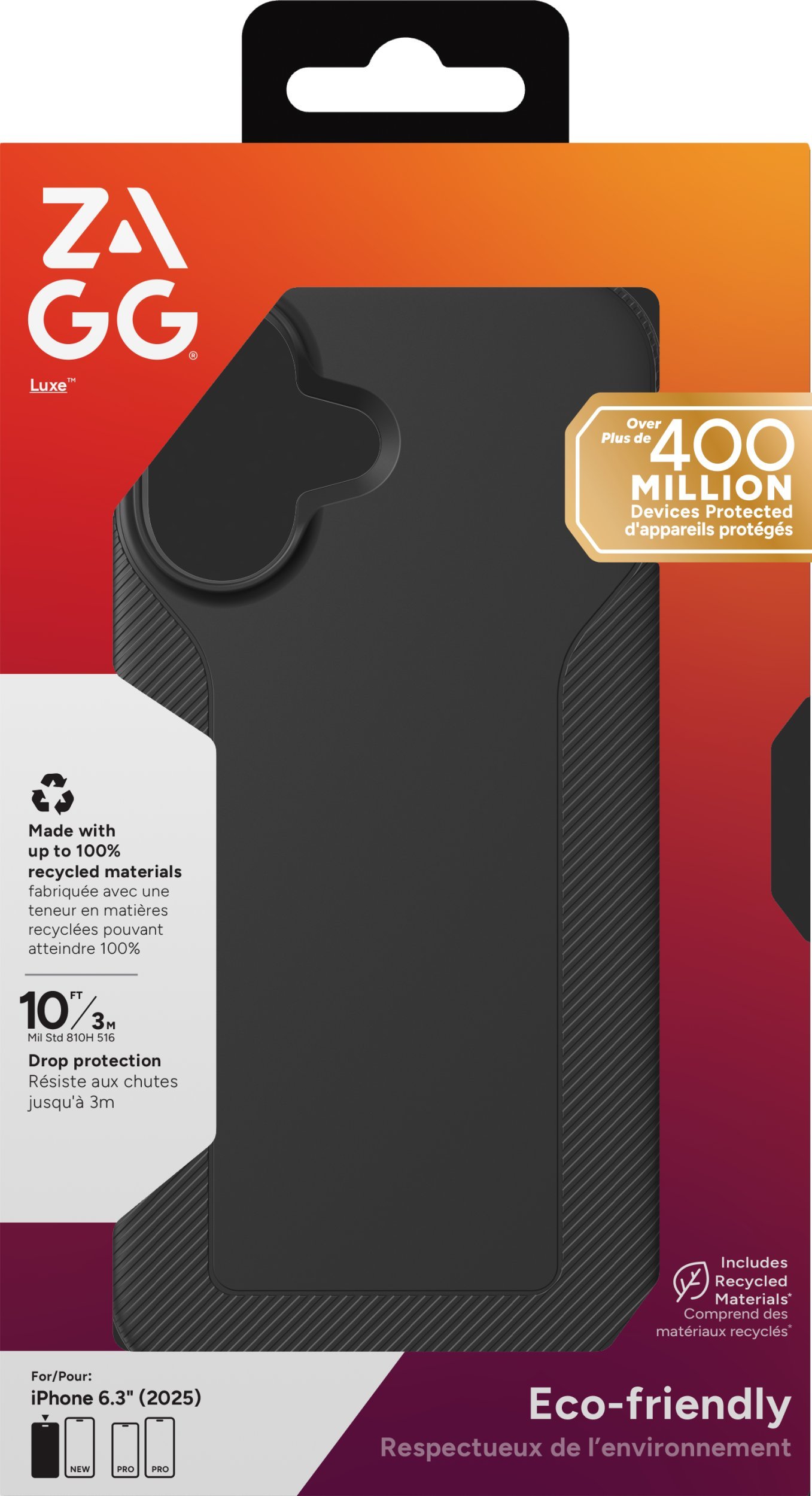 ZAGG Luxe Snap - etui do iPhone 17 kompatybilne z MagSafe (black)