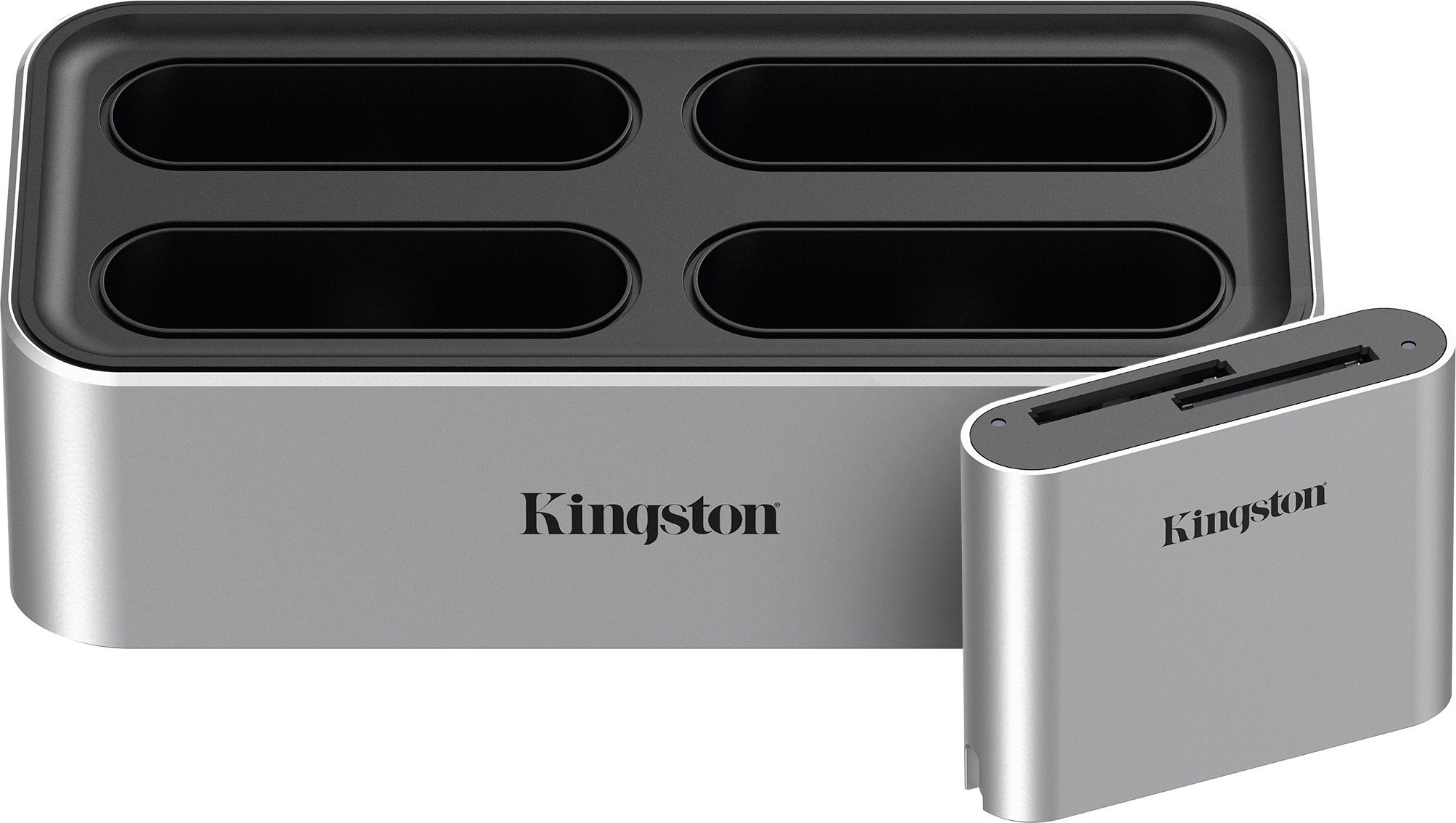 Czytnik Kingston Workflow Station + SD Card Reader, docking station (silver/black)