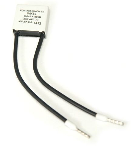 Kontakt-Simon Eliminator /kondensator/ rozbłysków żarówek energooszczędnych LED WKSL (WMYZ-xxxxx3-1011)