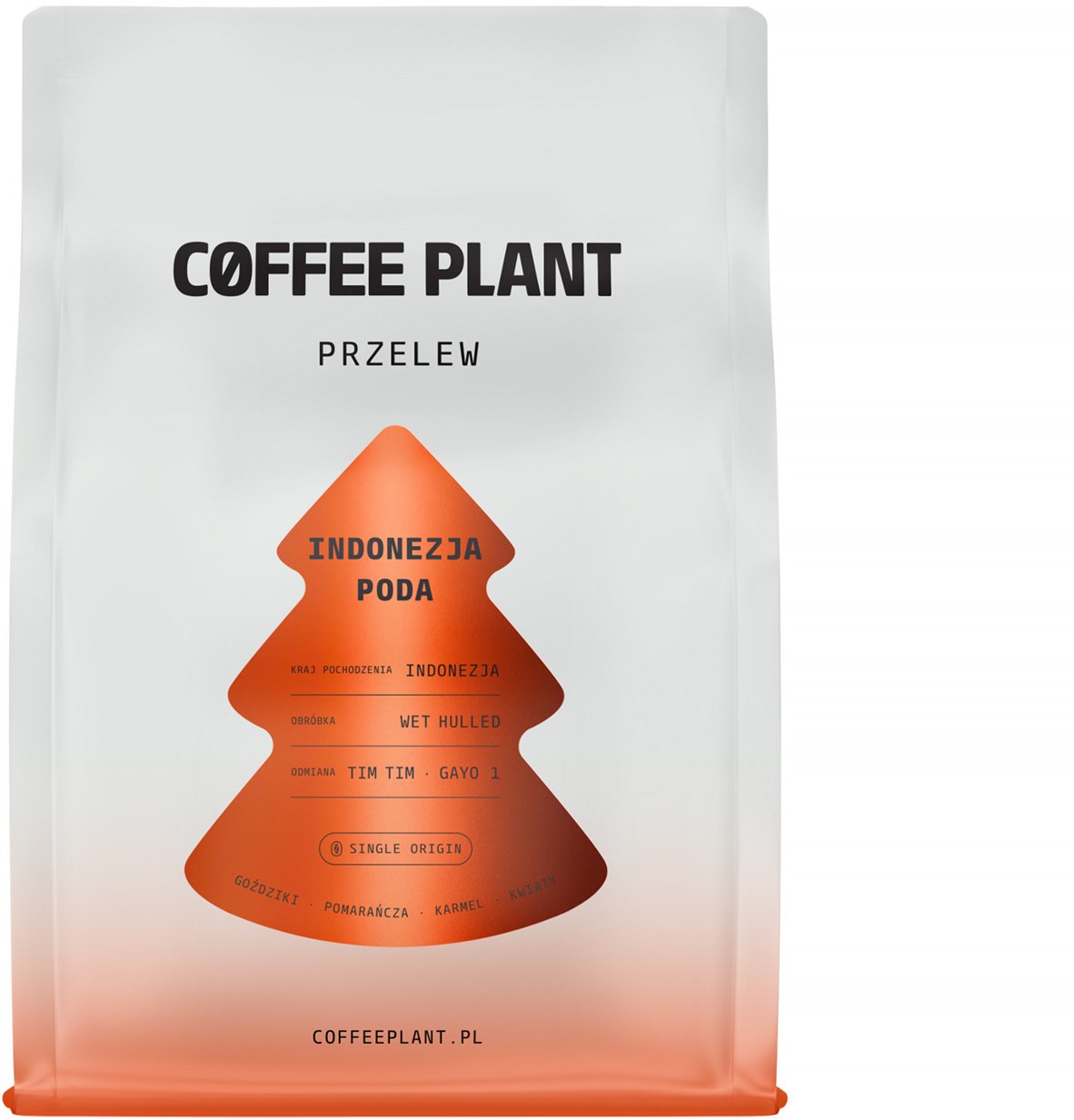 Kawa ziarnista Coffee Plant kawa ziarnista Świąteczna Indonezja Poda Wet Hulled Filter 250 g