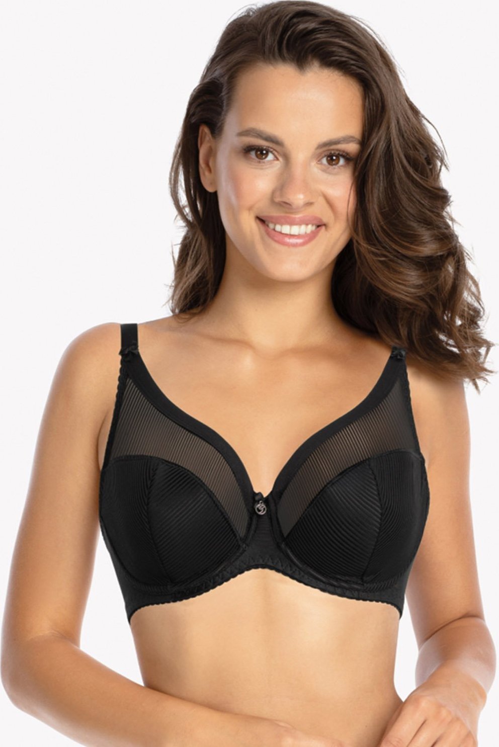 Gaia Gaia 1058 Sonia czarny 65H Biustonosz półusztywniany