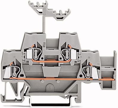 Wago Złączka szynowa 2-piętrowa 2,5mm2 szara (280-520)