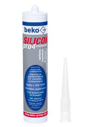 Beko Silikon uniwersalny Pro4 biały 310ml (22402)