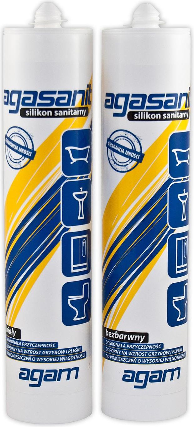 Agam Silikon sanitarny bezbarwny kartusz 300ml (1050009)