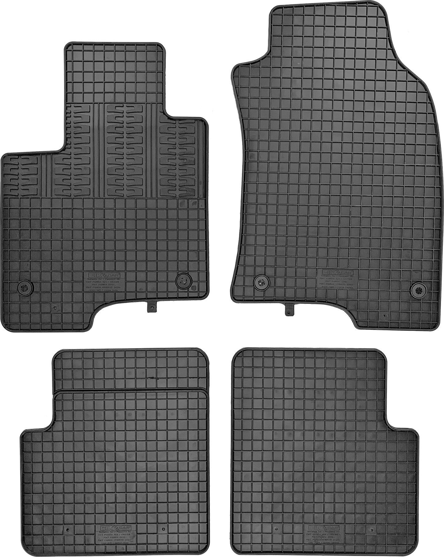 Cikcar Dywaniki gumowe do Fiat Panda 3 (2012r-....)