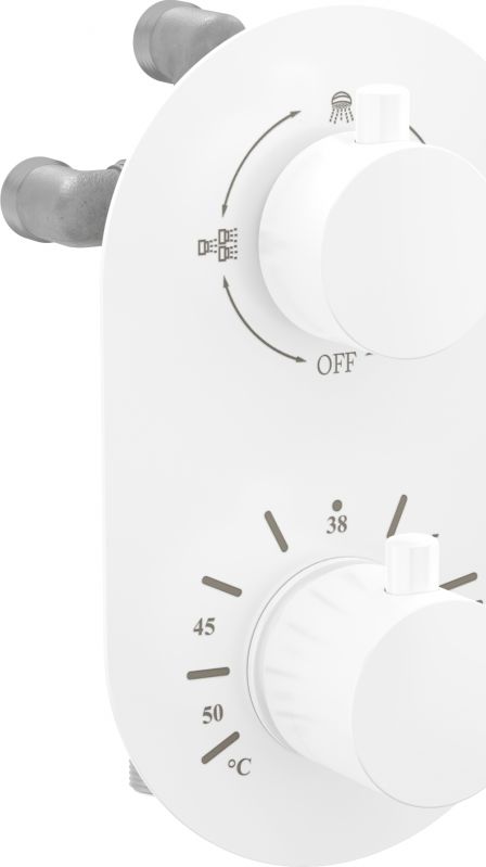 Bateria wannowa Mexen Kai podtynkowe biały