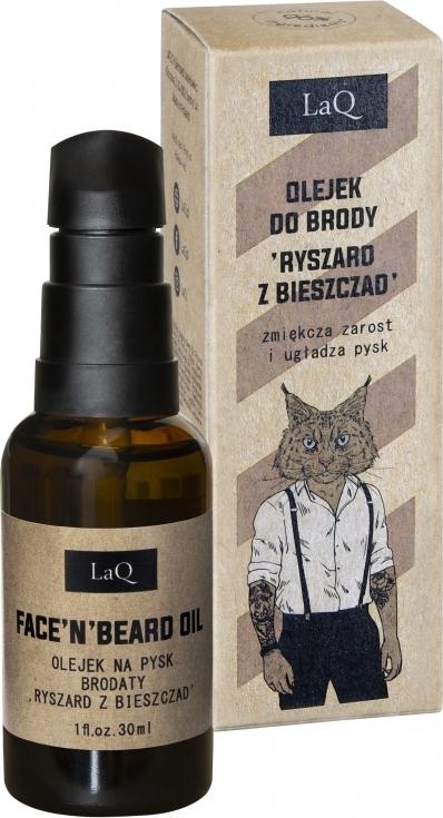 LaQ LAQ_Olejek do brody zmiękcza zarost i ugładza pysk Ryszard z Bieszczad 30ml