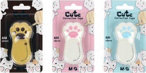 M&G Korektor w taśmie kotek Cute 6 m