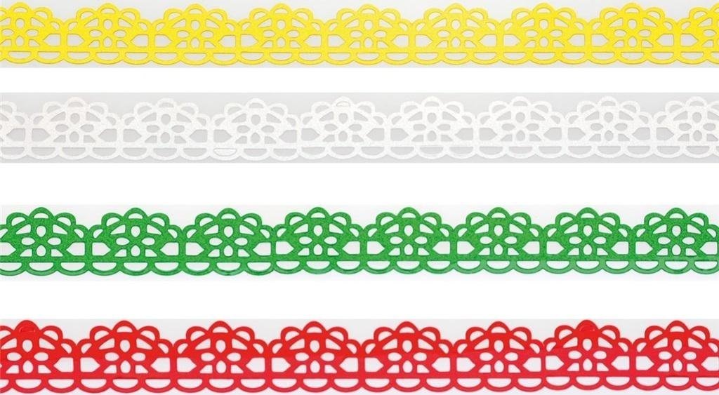 Taśma hologramowa z brokatem samoprzylepna MIX