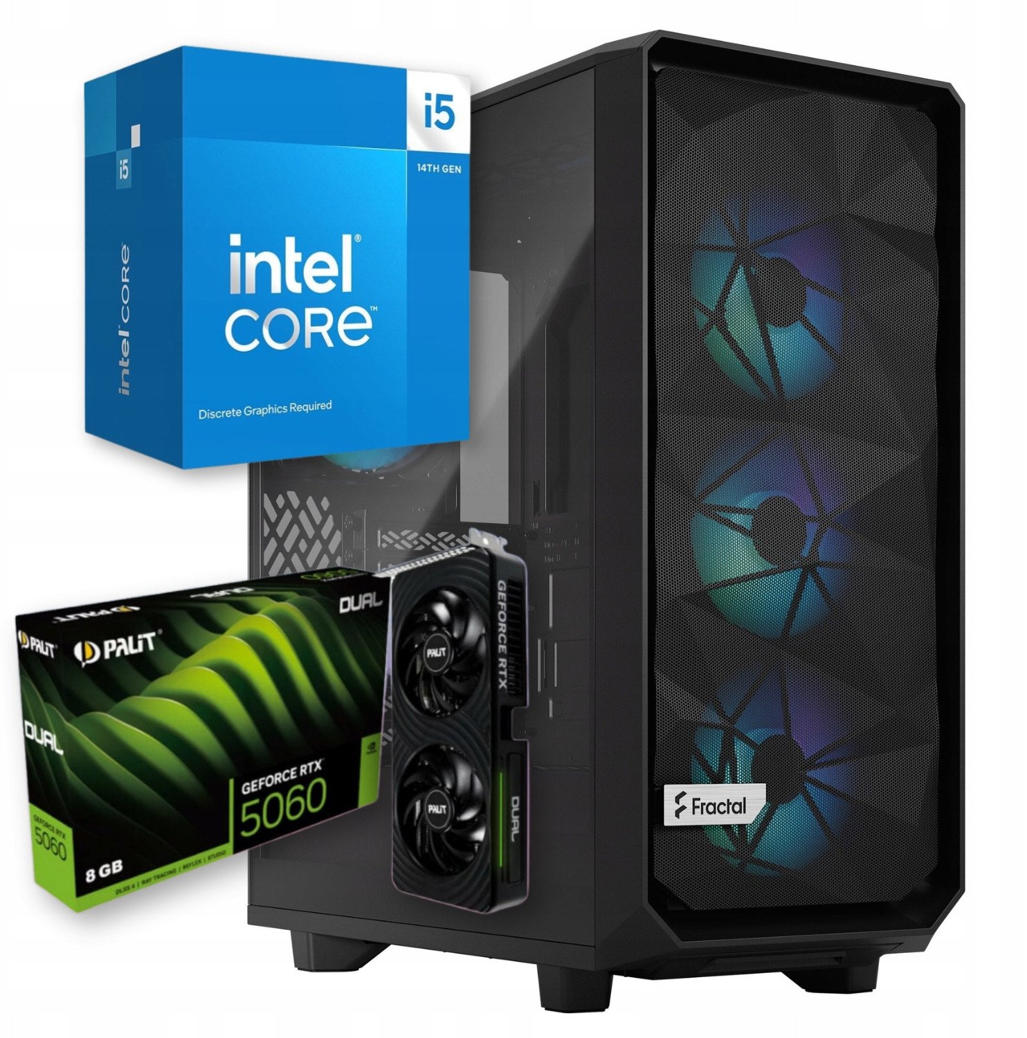 Komputer BSG Raptor V21 Intel Core i5 NVIDIA RTX 5060 32GB DDR5 1000GB SSD Windows 11