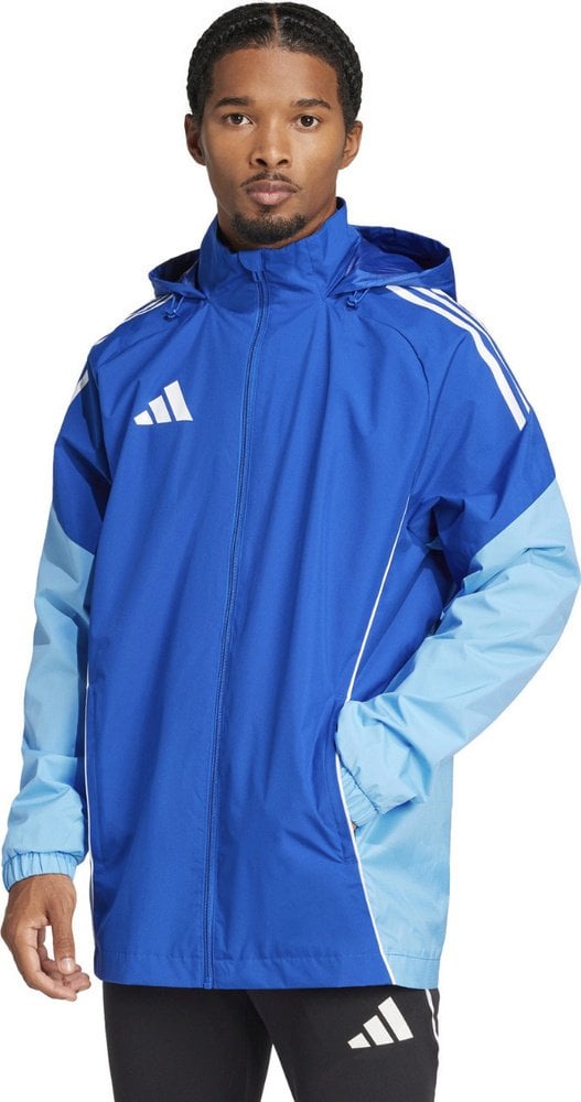 Kurtka męska Adidas Kurtka męska Tiro 25 Competition All-Weather niebieska JI8930 L