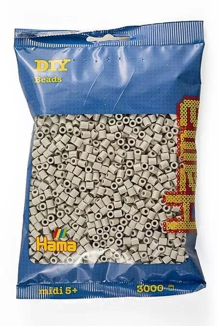Revell Hama perły midi 3000stk szary chmurowy