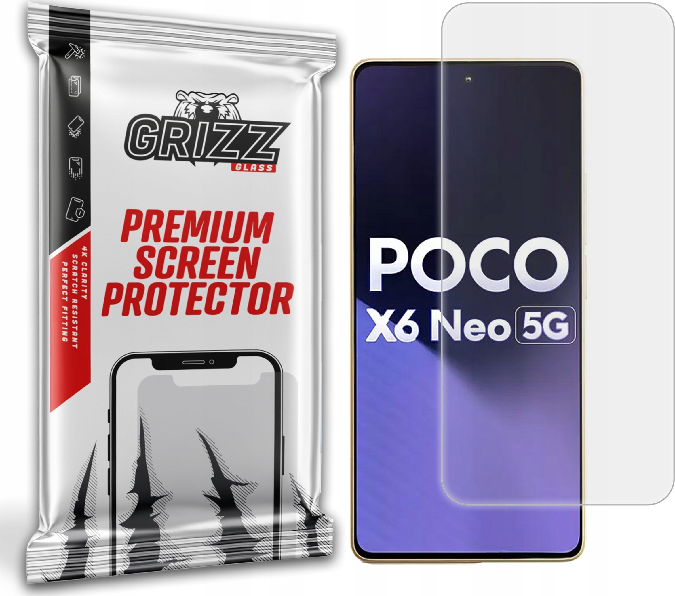 GrizzGlass Folia matowa GrizzGlass PaperScreen do Xiaomi Poco X6 Neo