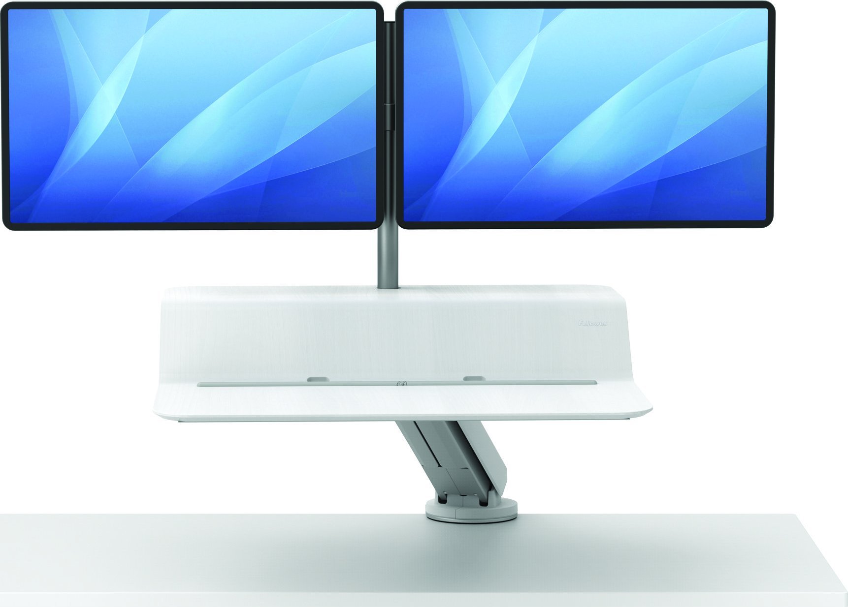 Fellowes Stanowisko do pracy stojąco-siedzącej 737.95x547.40/115x610 Fellowes Sit-Stand Lotus RT 8081801 białe