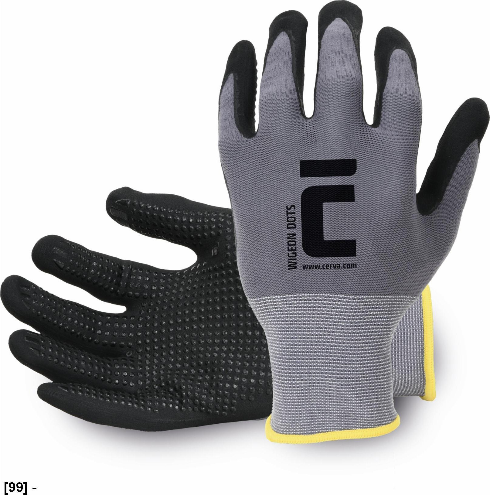 CERVA WIGEON DOTS - rękawice mechaniczne powlekane 7