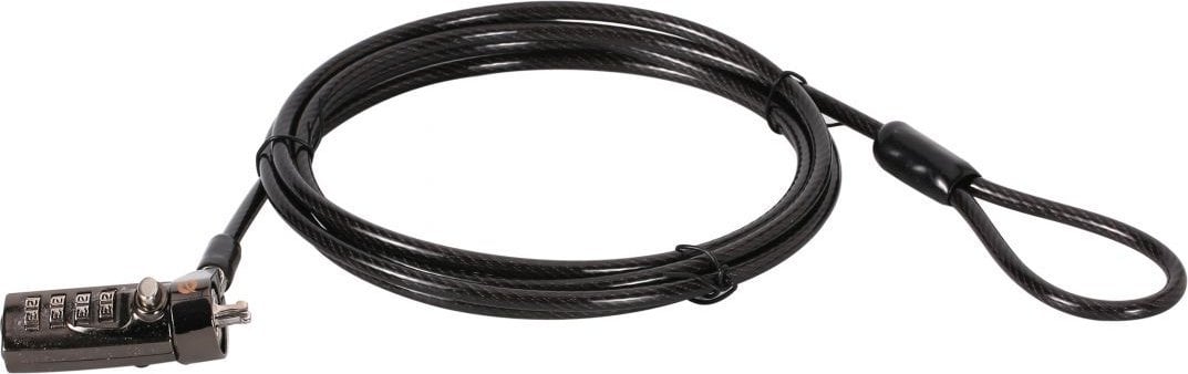 Linka zabezpieczająca Conceptronic CONCEPTRONIC NBT Notebook Zahlenschloss Nano 1.8m sw