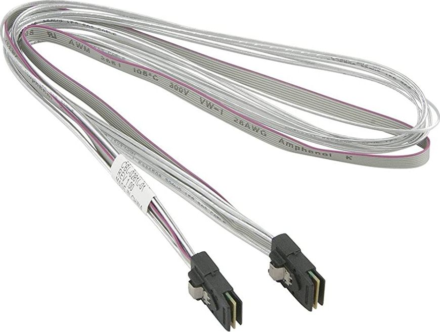 SuperMicro SFF 8087 - SFF 8087, 0.75m, Szary (CBL-0281L-01)