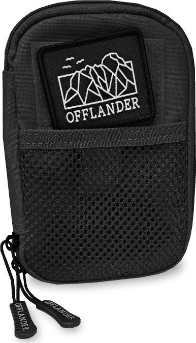 Offlander OFFLANDER SASZETKA TAKTYCZNA MOLLE Z RZEPEM NA DOKUMENTY CZARNA
