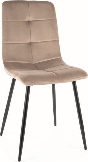 Signal Krzesło IVO VELVET beżowe SIGNAL