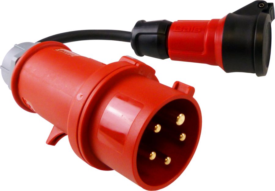 Doktorvolt Kabel przejściowy 30cm z wtyczki 230V/16A/5P na gniazdo 16A/230V adapter Doktorvolt 2428